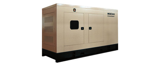 55KVA-206KVA 무성 발전기 세트 오리지널 유럽 기술을 사용