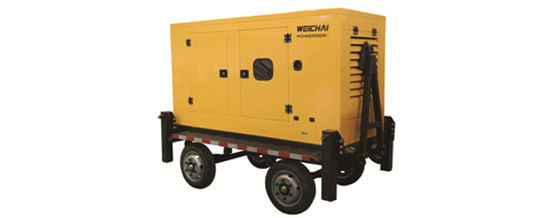 55 KVA-687.5 KVA 이동 전력 발전소 4/6 실린더 저 배출량